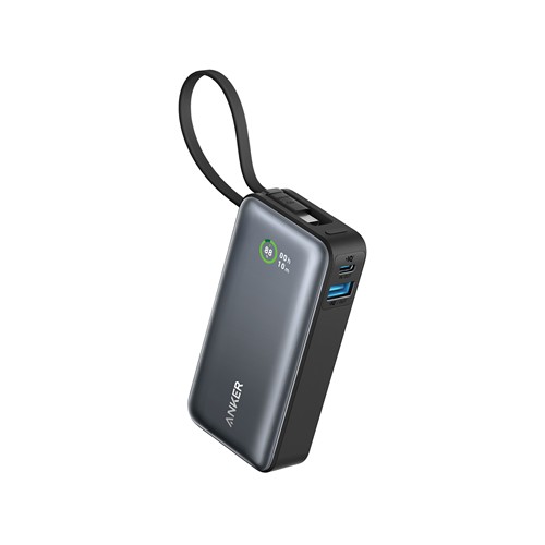 Powerbank 30W avec câble USB-C intégré Anker Nano, Anker
