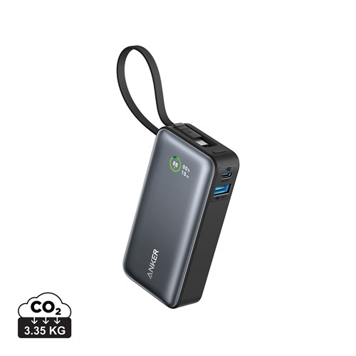 Anker Nano Powerbank 30 W, met ingebouwde USB-C-kabel