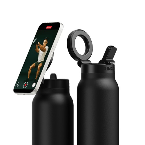 Botella de agua RINGO Pro MagSafe® anillo magnético 710 ml