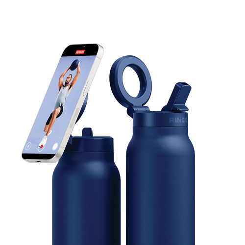 Botella de agua RINGO Pro MagSafe® anillo magnético 710 ml