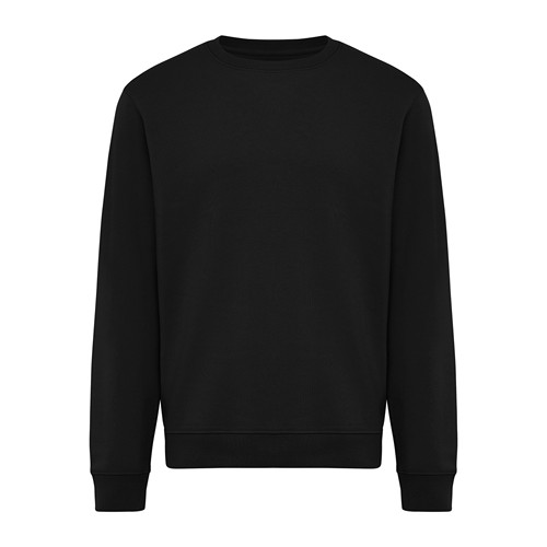 black Sudadera de cuello redondo de algodón reciclado Torla IQONIQ