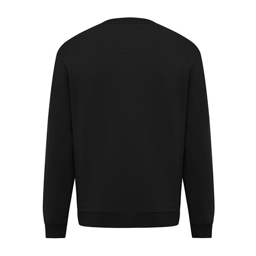 black Sudadera de cuello redondo de algodón reciclado Torla IQONIQ
