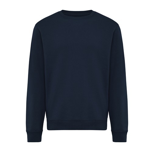azul marino Sudadera de cuello redondo de algodón reciclado Torla IQONIQ