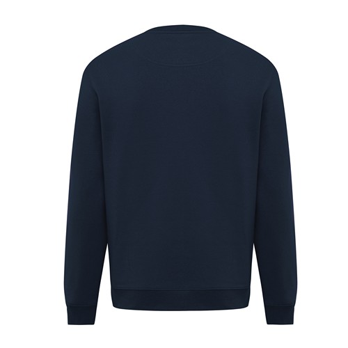 azul marino Sudadera de cuello redondo de algodón reciclado Torla IQONIQ
