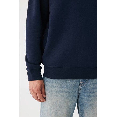azul marino Sudadera de cuello redondo de algodón reciclado Torla IQONIQ
