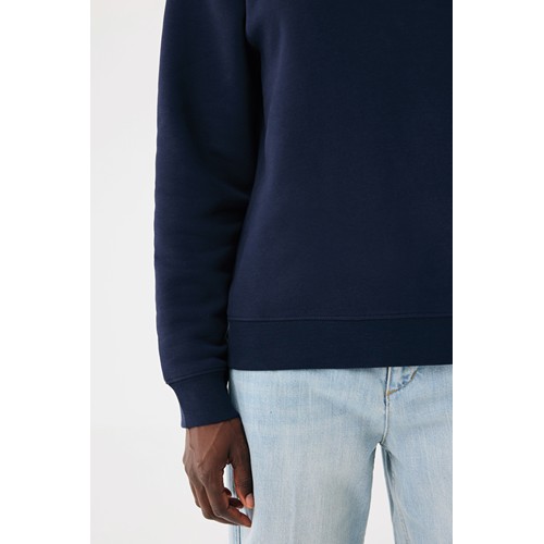 azul marino Sudadera de cuello redondo de algodón reciclado Torla IQONIQ
