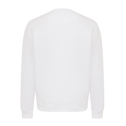 white Sudadera de cuello redondo de algodón reciclado Torla IQONIQ