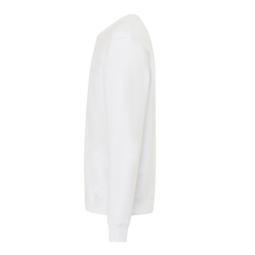 white Sudadera de cuello redondo de algodón reciclado Torla IQONIQ