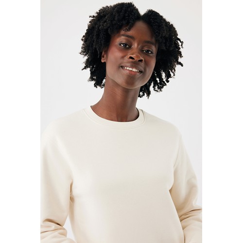 natural Sudadera de cuello redondo de algodón reciclado Torla IQONIQ