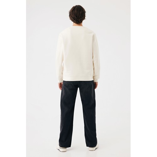 natural Sudadera de cuello redondo de algodón reciclado Torla IQONIQ