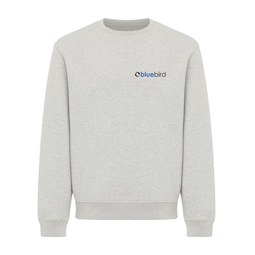 moteado gris claro Sudadera de cuello redondo de algodón reciclado Torla IQONIQ