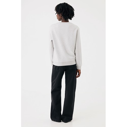 moteado gris claro Sudadera de cuello redondo de algodón reciclado Torla IQONIQ