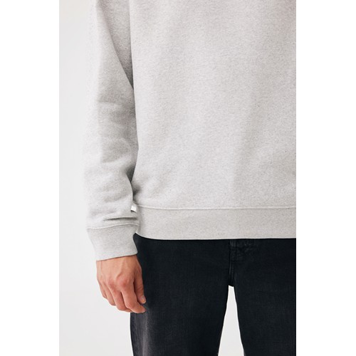 moteado gris claro Sudadera de cuello redondo de algodón reciclado Torla IQONIQ