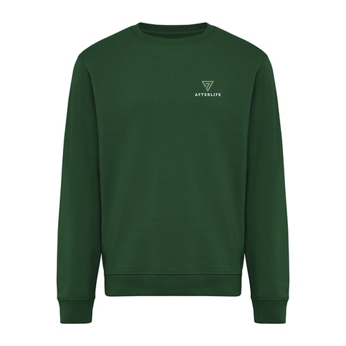 verde bosque Sudadera de cuello redondo de algodón reciclado Torla IQONIQ