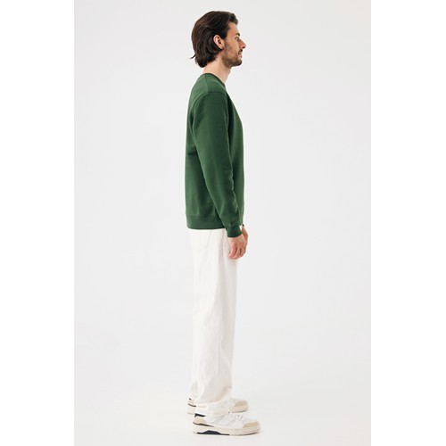 verde bosque Sudadera de cuello redondo de algodón reciclado Torla IQONIQ