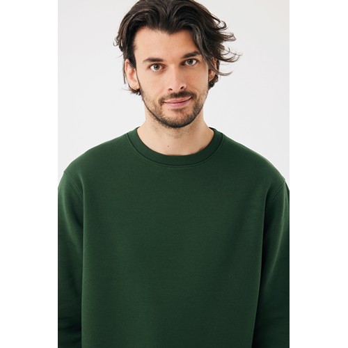 verde bosque Sudadera de cuello redondo de algodón reciclado Torla IQONIQ