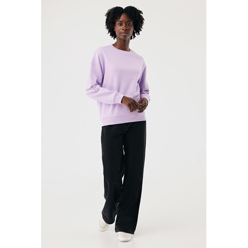 lavanda Sudadera de cuello redondo de algodón reciclado Torla IQONIQ