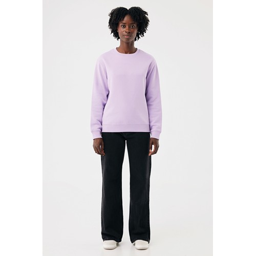 lavanda Sudadera de cuello redondo de algodón reciclado Torla IQONIQ