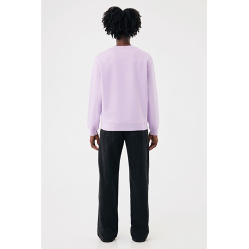 lavanda Sudadera de cuello redondo de algodón reciclado Torla IQONIQ