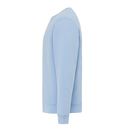 azul celeste Sudadera de cuello redondo de algodón reciclado Torla IQONIQ