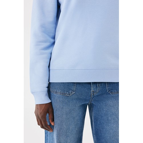 azul celeste Sudadera de cuello redondo de algodón reciclado Torla IQONIQ