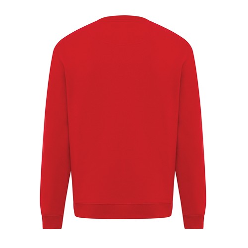 red Sudadera de cuello redondo de algodón reciclado Torla IQONIQ