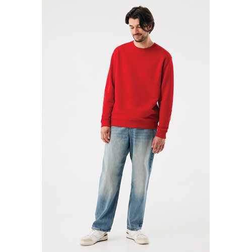 red Sudadera de cuello redondo de algodón reciclado Torla IQONIQ
