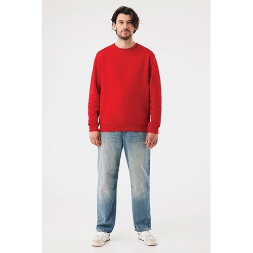 red Sudadera de cuello redondo de algodón reciclado Torla IQONIQ