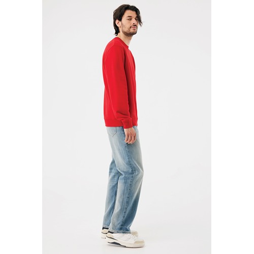 red Sudadera de cuello redondo de algodón reciclado Torla IQONIQ
