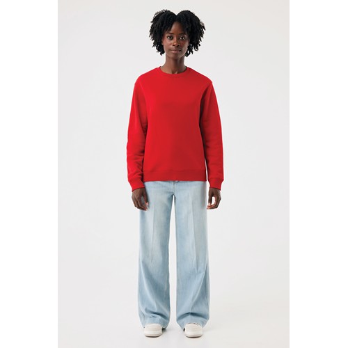 red Sudadera de cuello redondo de algodón reciclado Torla IQONIQ