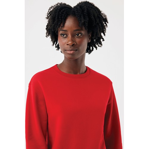 red Sudadera de cuello redondo de algodón reciclado Torla IQONIQ