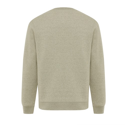 verde claro jaspeado Sudadera de cuello redondo de algodón reciclado Torla IQONIQ