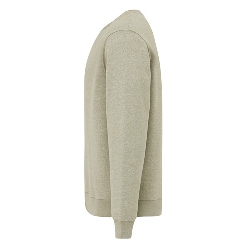 verde claro jaspeado Sudadera de cuello redondo de algodón reciclado Torla IQONIQ