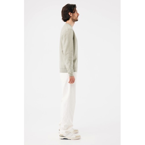 verde claro jaspeado Sudadera de cuello redondo de algodón reciclado Torla IQONIQ