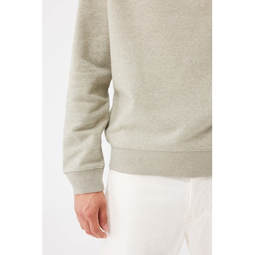verde claro jaspeado Sudadera de cuello redondo de algodón reciclado Torla IQONIQ