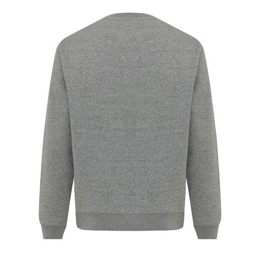 antracita claro moteado Sudadera de cuello redondo de algodón reciclado Torla IQONIQ