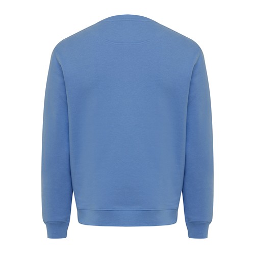 azul pato Sudadera de cuello redondo de algodón reciclado Torla IQONIQ