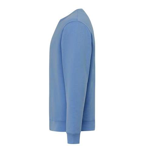 azul pato Sudadera de cuello redondo de algodón reciclado Torla IQONIQ