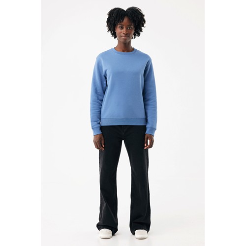 azul pato Sudadera de cuello redondo de algodón reciclado Torla IQONIQ
