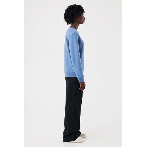 azul pato Sudadera de cuello redondo de algodón reciclado Torla IQONIQ