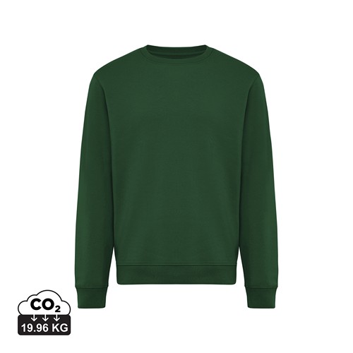 verde bosque Sudadera de cuello redondo de algodón reciclado Torla IQONIQ
