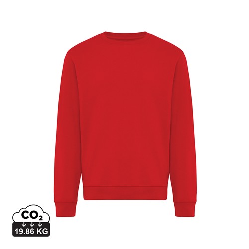 red Sudadera de cuello redondo de algodón reciclado Torla IQONIQ