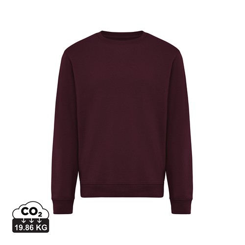 heces de vino Sudadera de cuello redondo de algodón reciclado Torla IQONIQ