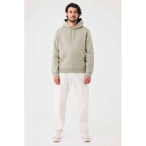 verde claro jaspeado Sudadera con capucha de algodón reciclado Joshua IQONIQ