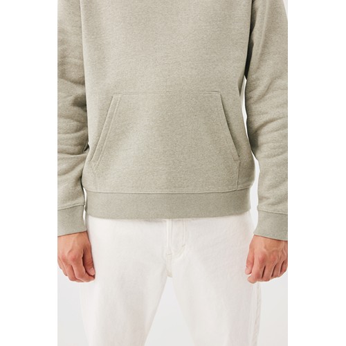 verde claro jaspeado Sudadera con capucha de algodón reciclado Joshua IQONIQ