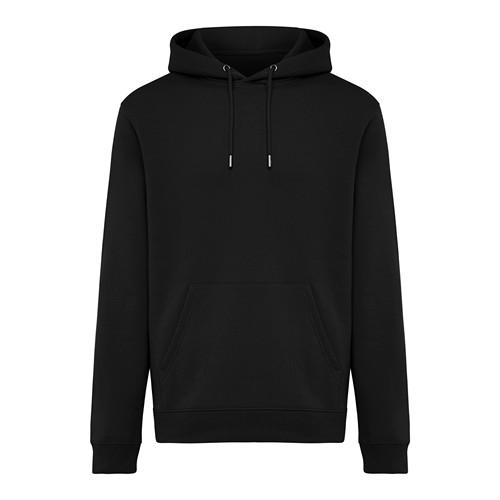 black Sudadera con capucha de algodón reciclado Joshua IQONIQ