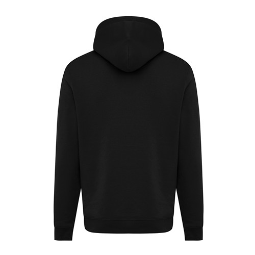 black Sudadera con capucha de algodón reciclado Joshua IQONIQ