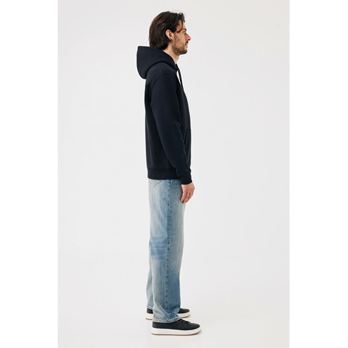 black Sudadera con capucha de algodón reciclado Joshua IQONIQ
