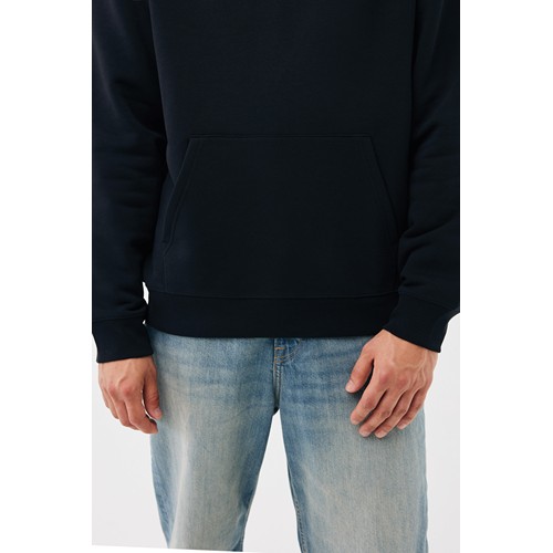 black Sudadera con capucha de algodón reciclado Joshua IQONIQ