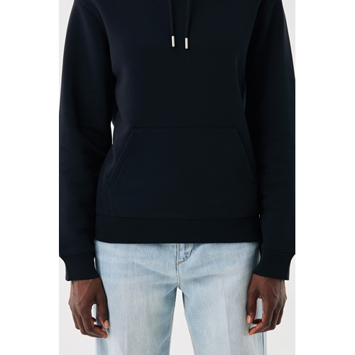 black Sudadera con capucha de algodón reciclado Joshua IQONIQ